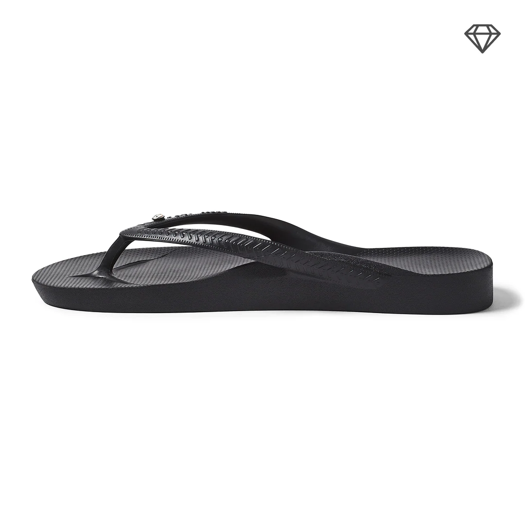 Arch Support Thongs - Classic - Crystal Black - Image 8