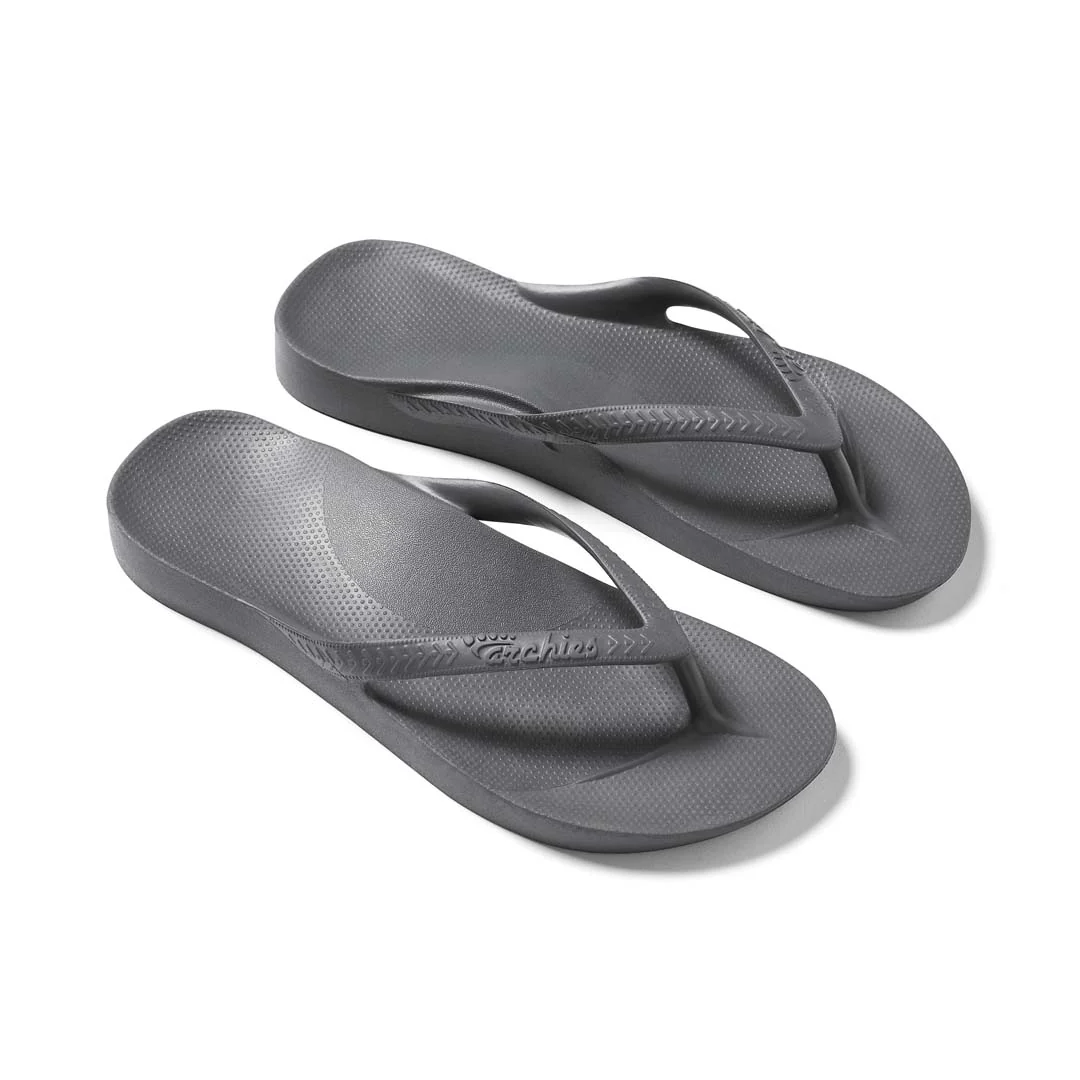Arch Support Thongs - Classic - Charcoal - Image 13