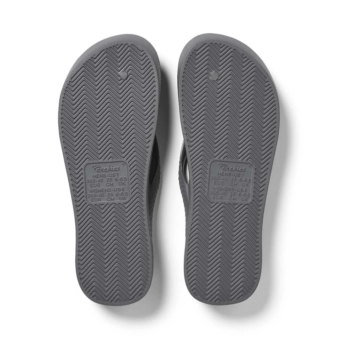 Arch Support Thongs - Classic - Charcoal - Image 14