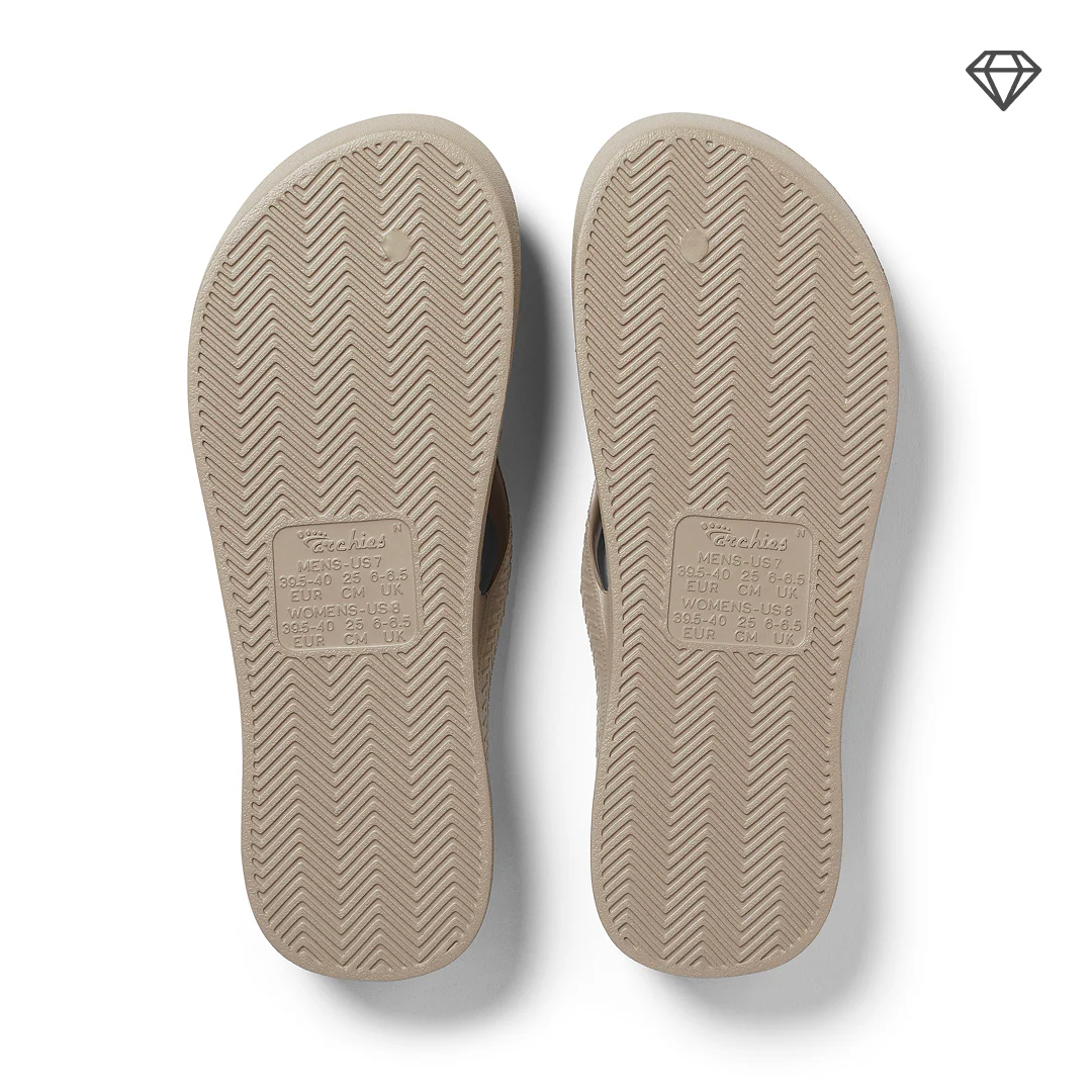 Arch Support Thongs - Classic - Crystal Taupe - Image 13