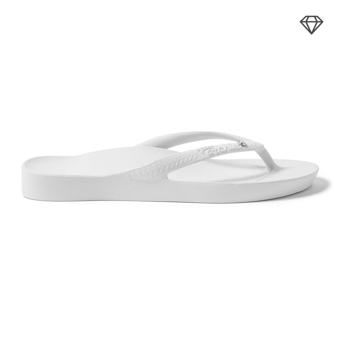 Arch Support Thongs - Classic - Crystal White - Image 7