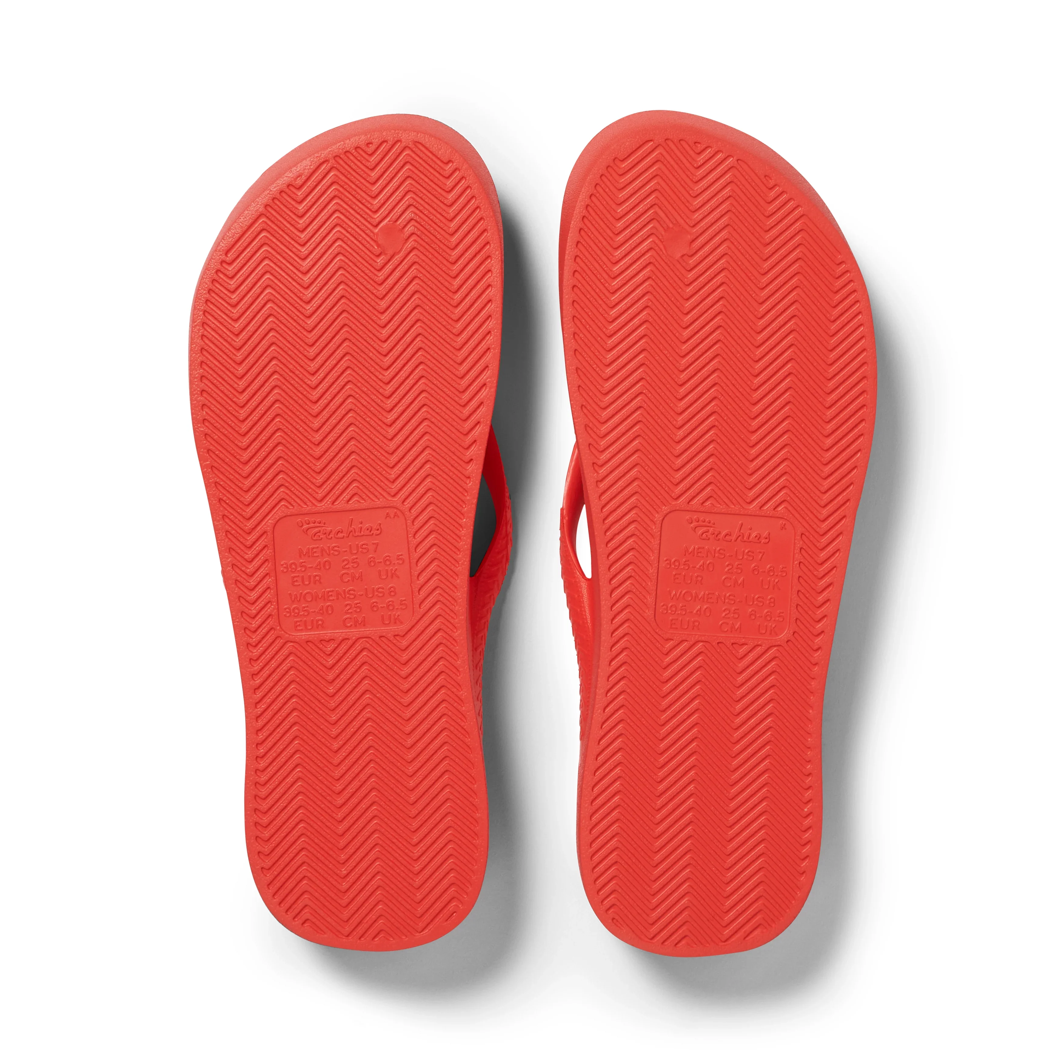 Kids - Arch Support Thongs - Coral - Image 10